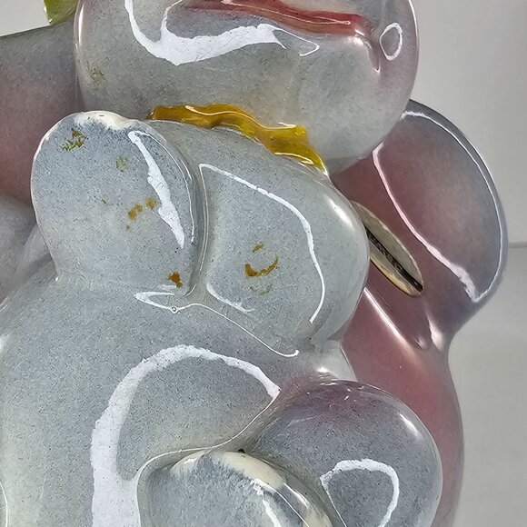 Evan K Shaw American Pottery Disney Dumbo Bonnet Figurine Elephant 5.5" *Chipped - Picture 8 of 9